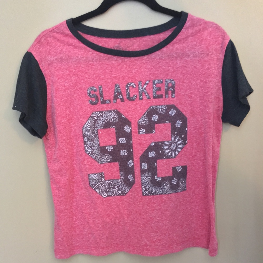 Red and black t-shirt